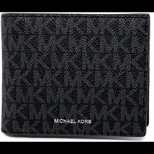 Michael Kors Cooper Logo Billfold Wallet With Coin Pouch